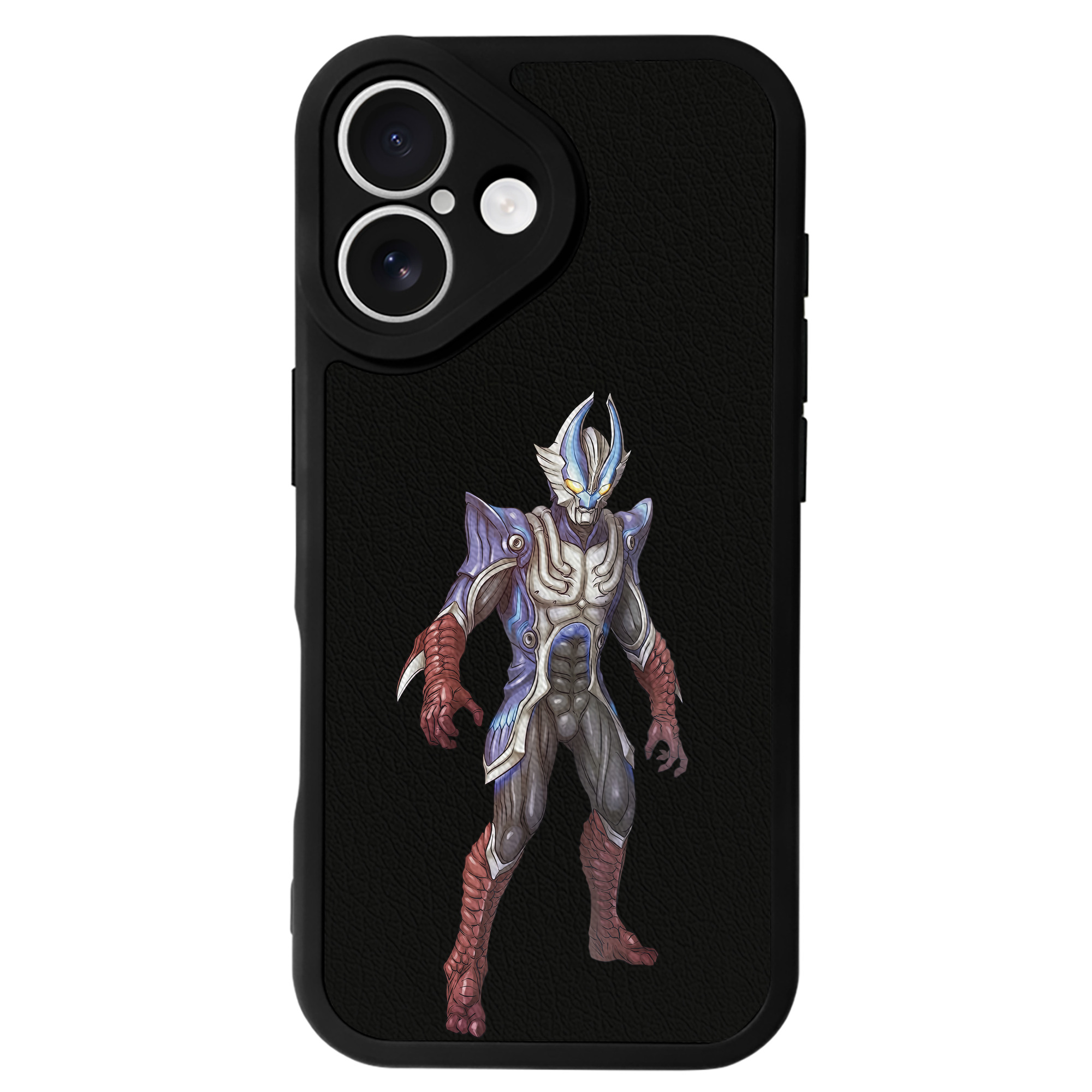 （画像用） ウルトラマン Ultraman 【iPhone 16シリーズ対応】シリコンスマホケース（レザー調） 材質：シリコン